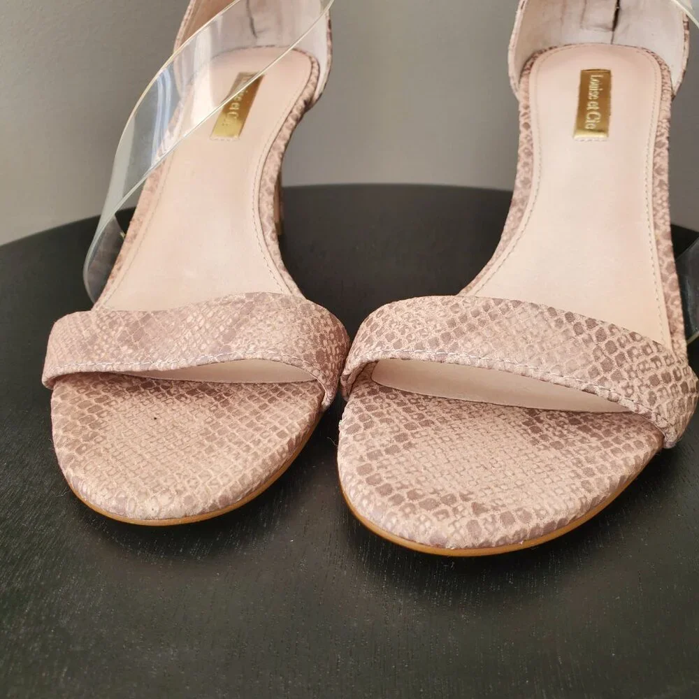 Louise ET CIE Animal print heels size 7